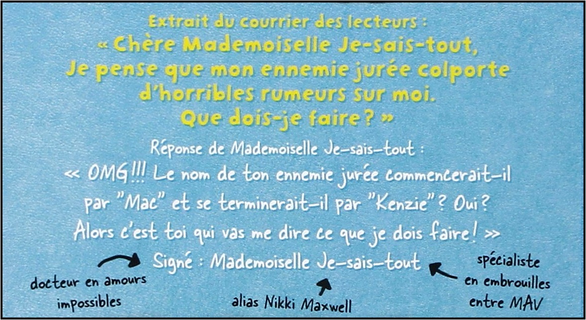 courrier des lecteurs