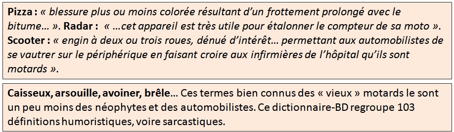 dictionnaire moto